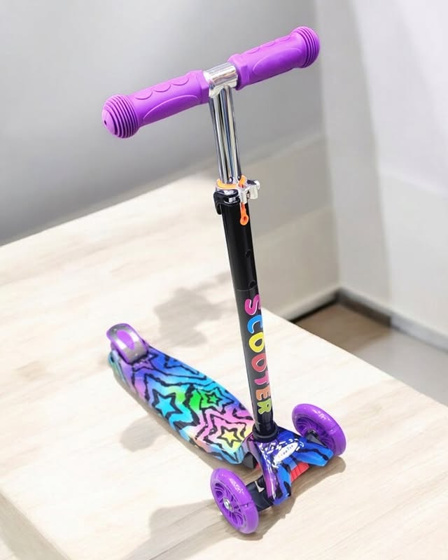 Patineta Scooter Con Luces