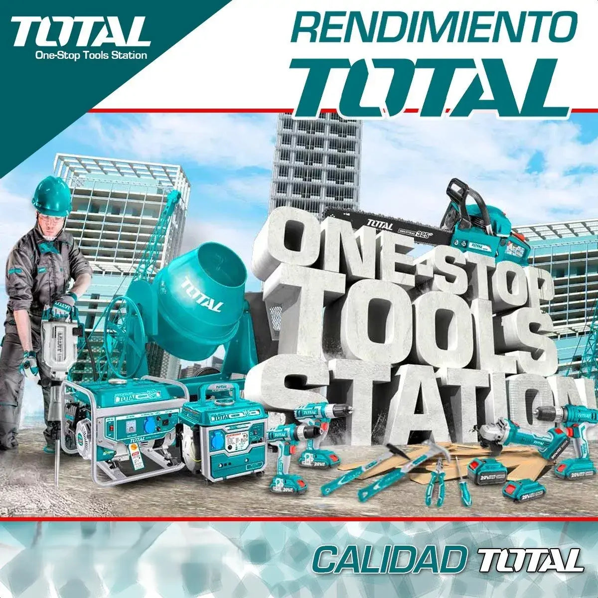 Taladro Industrial Electrico 680W Total Tools