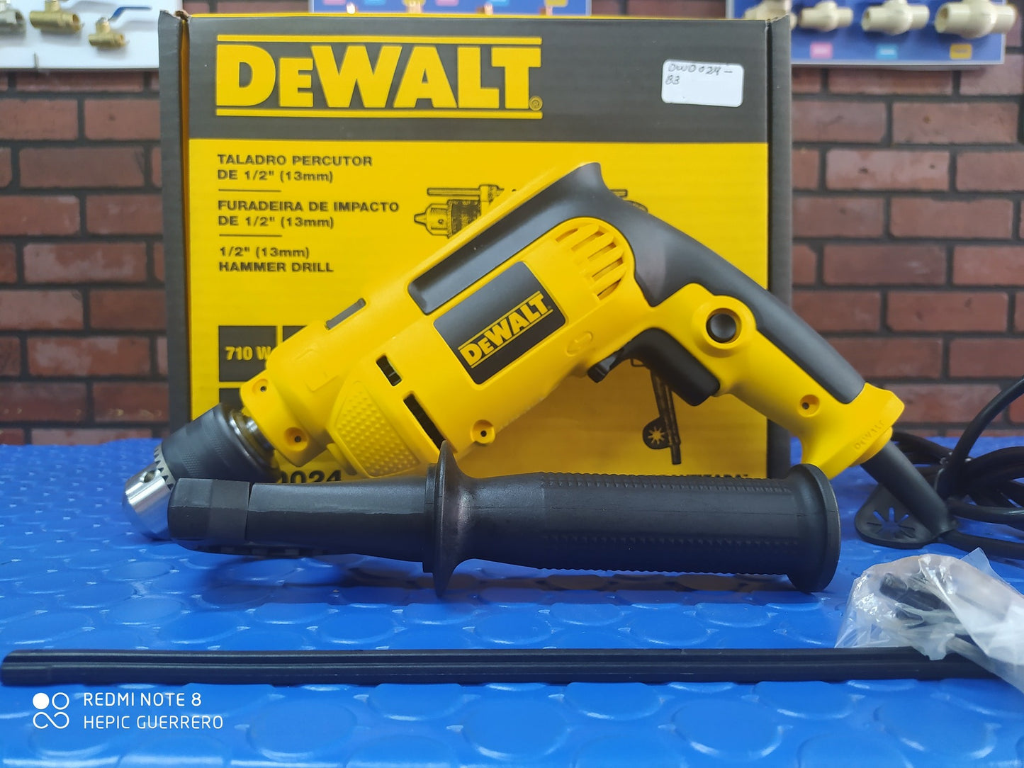 Taladro DeWalt Pulgadas DWD024-B3