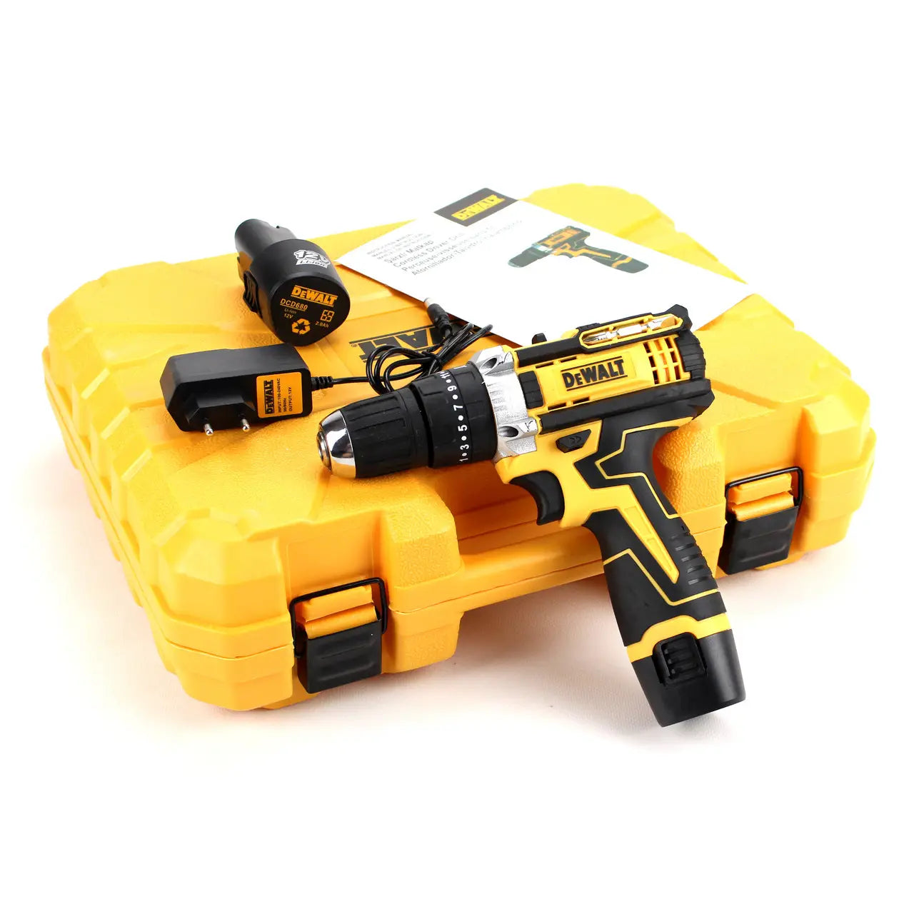 🚧Taladro Percutor Dewalt: Ideal para tus trabajos más exigentes