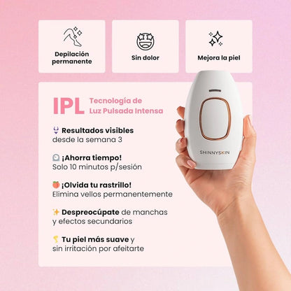 Depiladora Laser IPL Original: Sin dolor e irritación