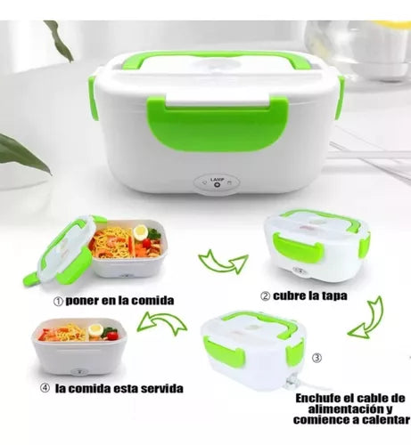 Portacomida Eléctrico: Tu comida caliente en cualquier lugar