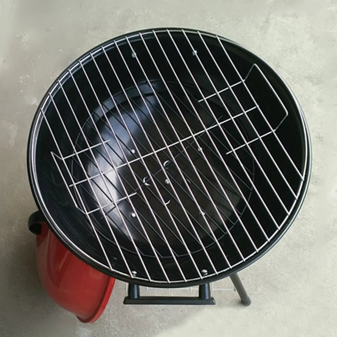 Asador Grande Portátil Con Tapa