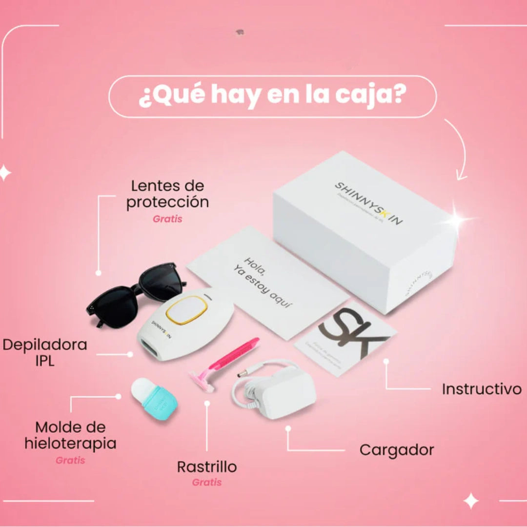 Depiladora Laser IPL Original: Sin dolor e irritación