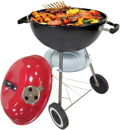 Asador Grande Portátil Con Tapa