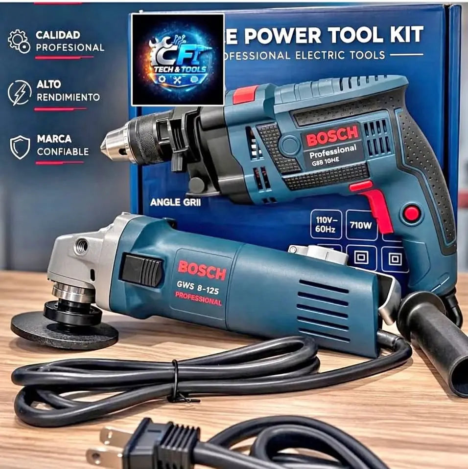 Combo Bosch - Pulidora y Taladro