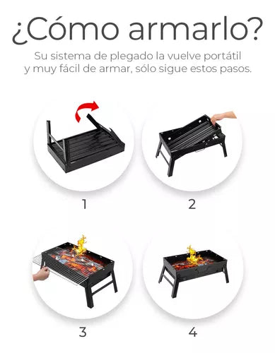 Asador Grande Portátil: Para tus asados en familia