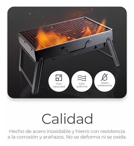 Asador Grande Portátil: Para tus asados en familia