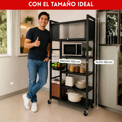 Mueble Organizador Acero Inoxidable