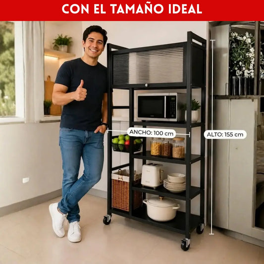 Mueble Organizador Acero Inoxidable