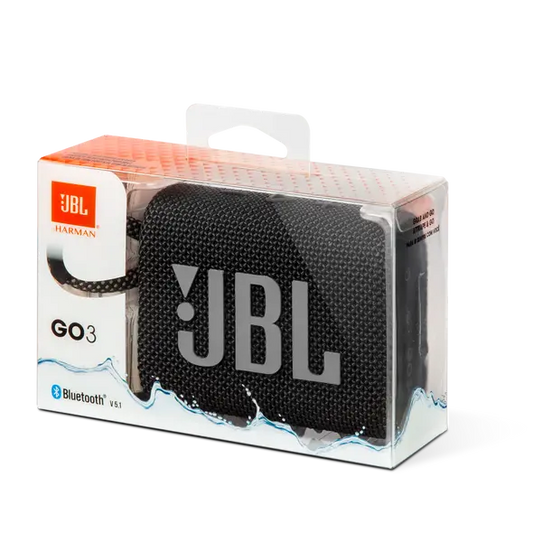 Parlante JBL Go 3: Horas de reproducción continúa