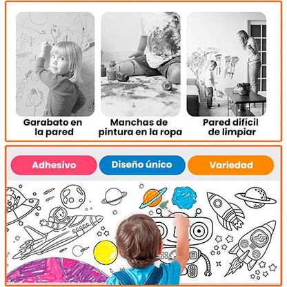 Rollo Para Pintar: Desarrolla Motricidad fina