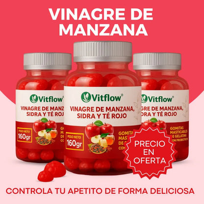 Vinagre De Manzana En Gomitas: Reduce la grasa de tu cuerpo