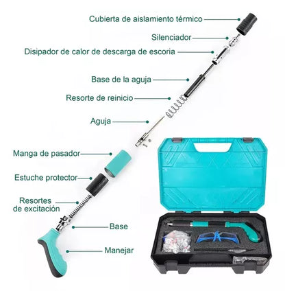 Pistola De Fijación Con Clavos y Remaches