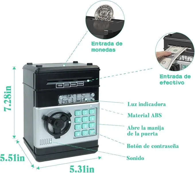 Alcancia Electronica: Fomenta el ahorro en tus hijos