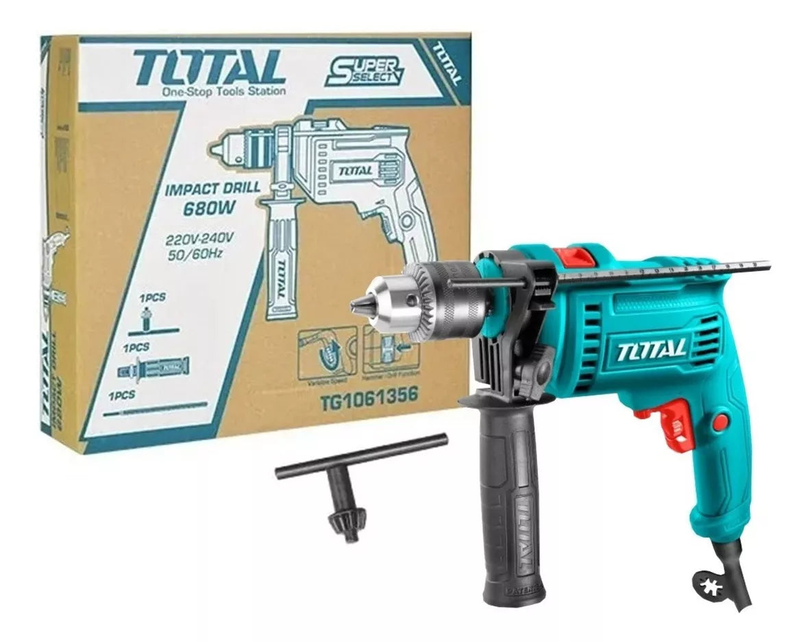 Taladro Industrial Electrico 680W Total Tools