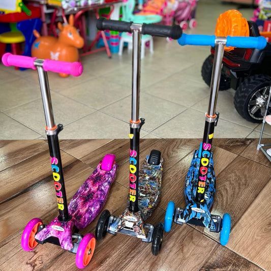 Patineta Scooter Con Luces