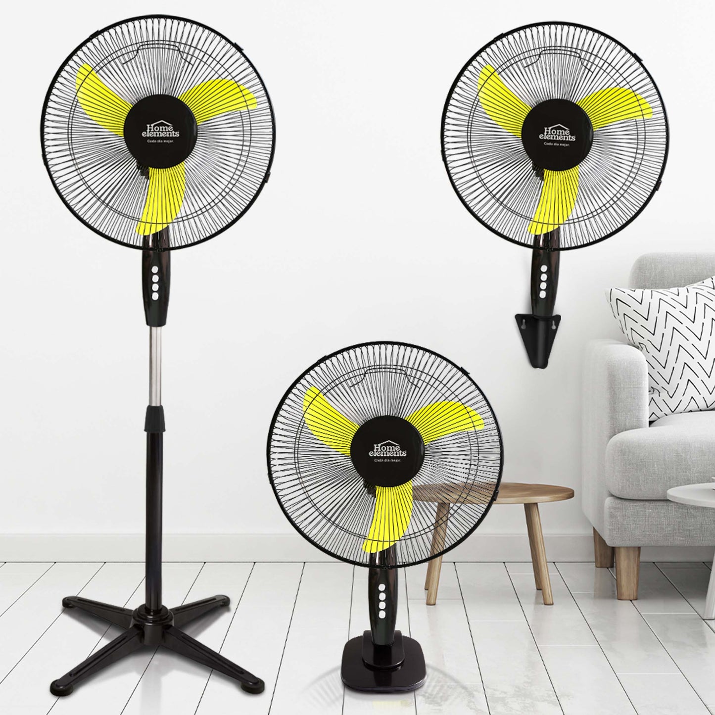 Ventilador Home Elemets 16″: Frescura inmediata y duradera!