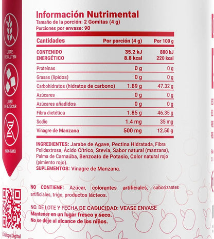 Vinagre De Manzana En Gomitas: Reduce la grasa de tu cuerpo
