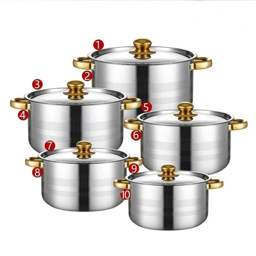 Juegos De Ollas Originales x 10 Piezas