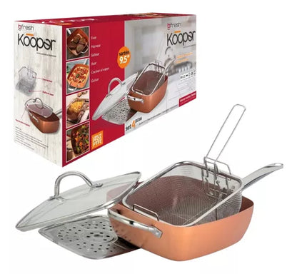 Set De Cocina x 5 Piezas Eternity Copper: Reduce el colesterol.