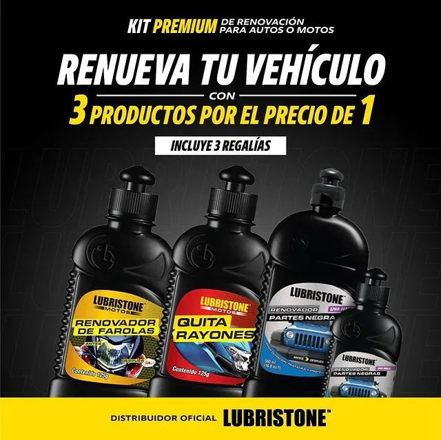 Kit x 3 De Restauración Lubristone®️: Tu vehículo como nuevo