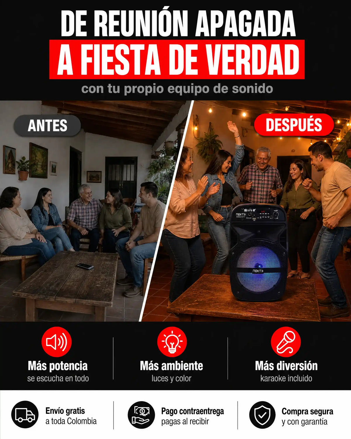 Cabina De Sonido NX-Y7 5° Generación - Original