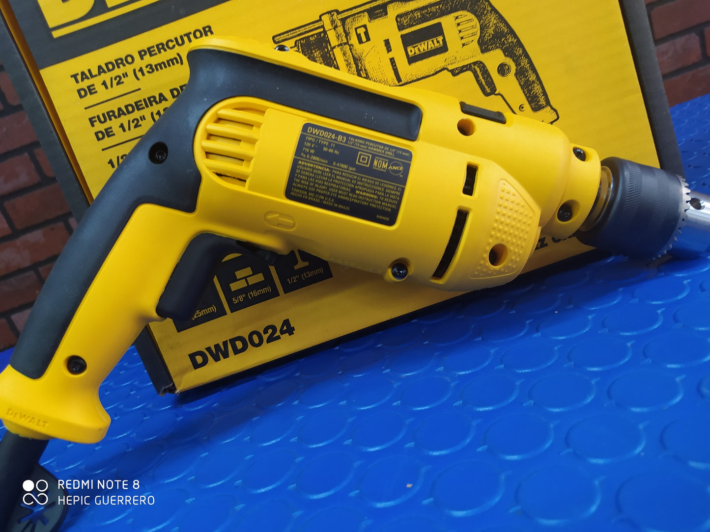 Taladro DeWalt Pulgadas DWD024-B3