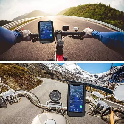 Soporte Porta Celular Impermeable Para Moto y Bicicleta