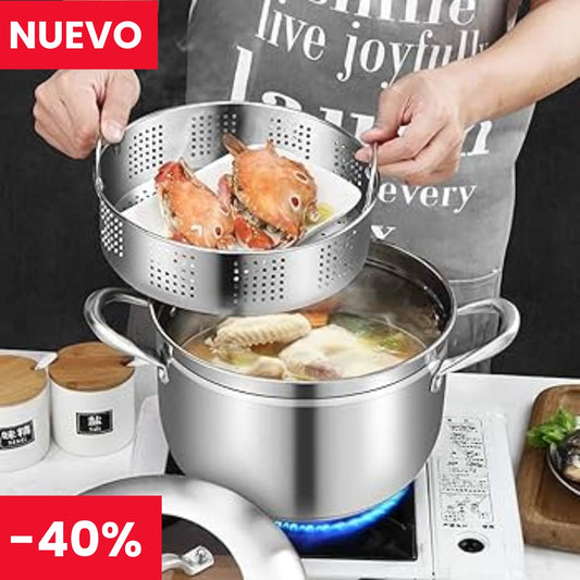 Olla Grande Para Cocinar Al Vapor: ¡Reduce el colesterol!