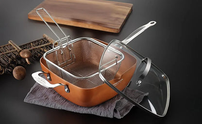 Set De Cocina x 5 Piezas Eternity Copper: Reduce el colesterol.