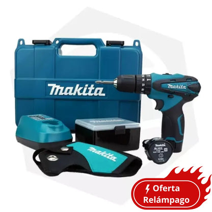 Taladro Percutor Makita 1/2 18v + Accesorios